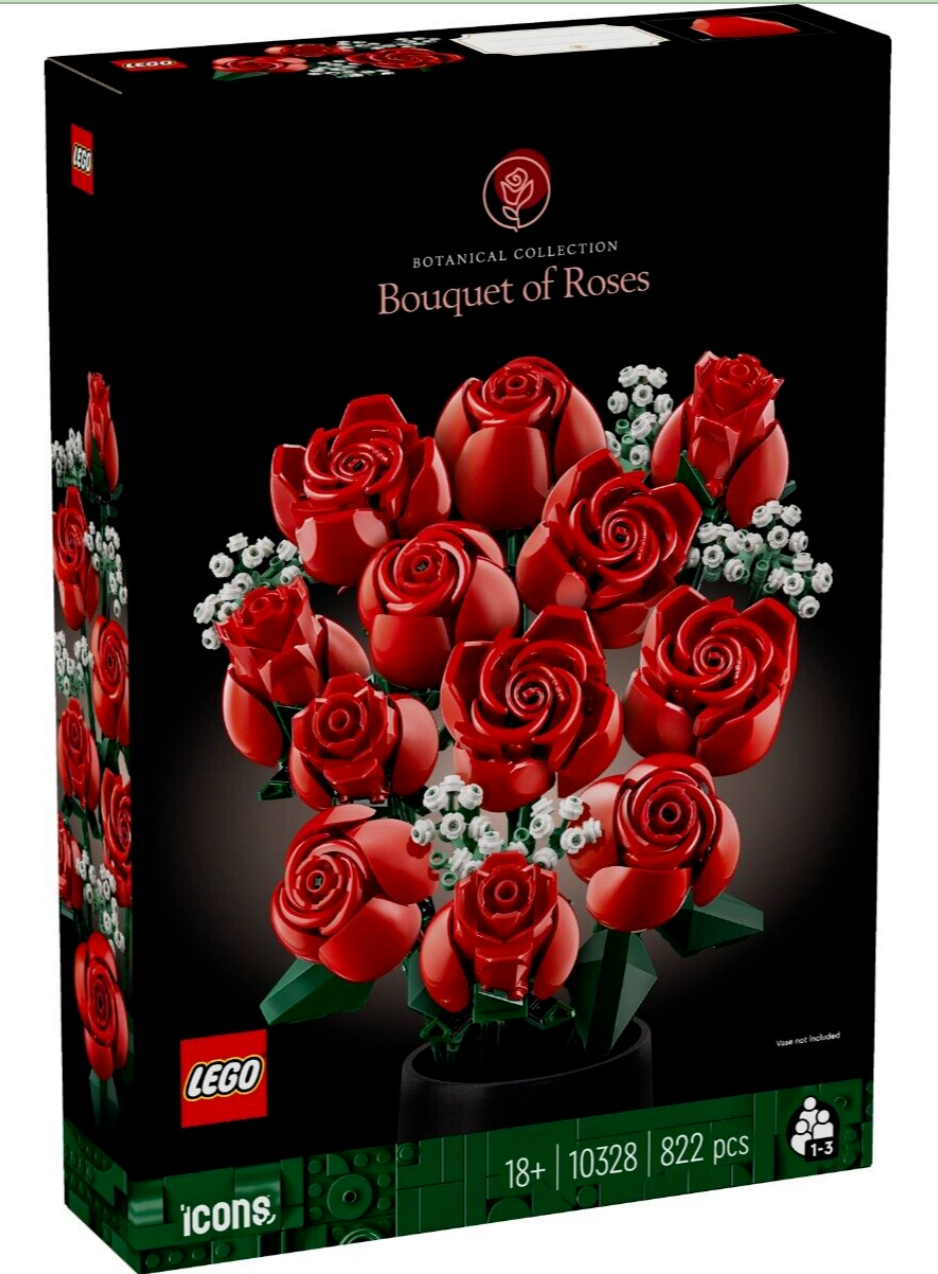 LEGO 10328 Icons Bouquet of Roses Age 18+ 822pcs