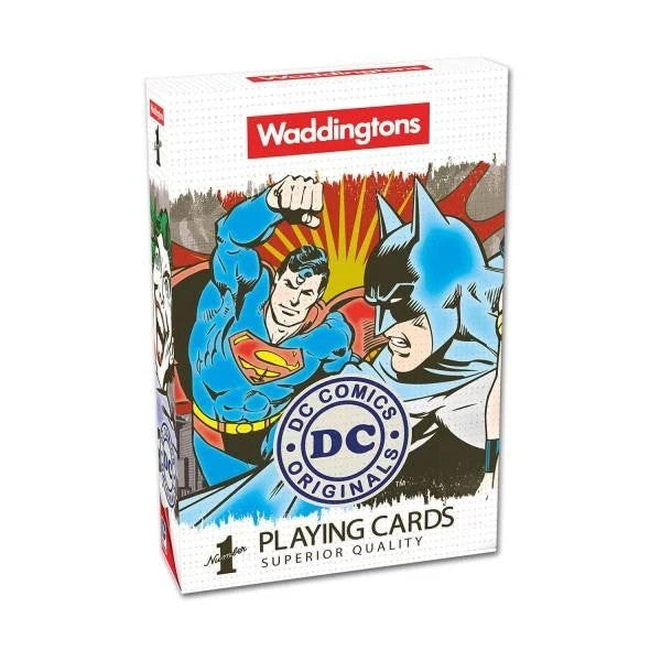 DC Comics Originals - Playing Cards  Waddingtons Number 1 Superior Quality