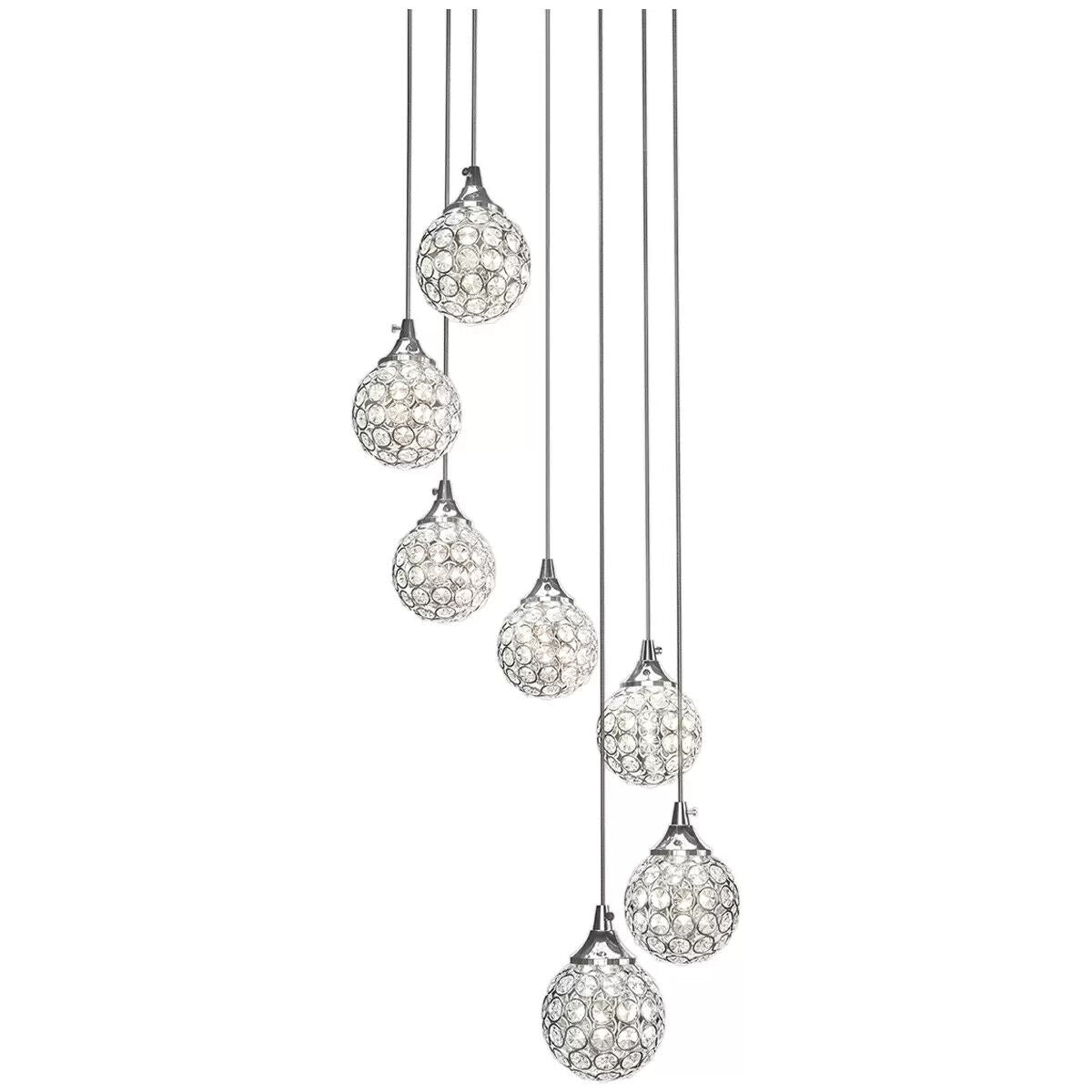 Artika Ceiling Light with 7 LED Pendants Modern Pendant Adjustable height AU