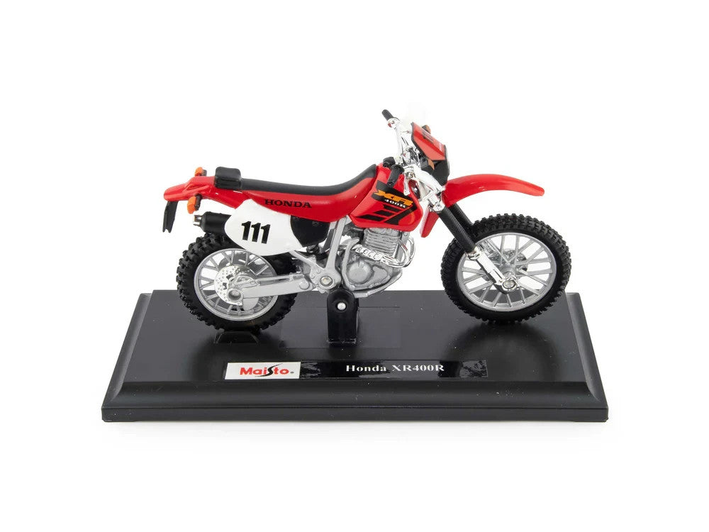 Maisto 1:18 – Honda XR400R (Red) – Special Edition Model