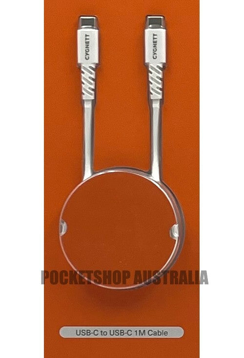 Cygnett 20W USB-C USB-A Dual Port Wall Charger Optional USB-C 1M Cable