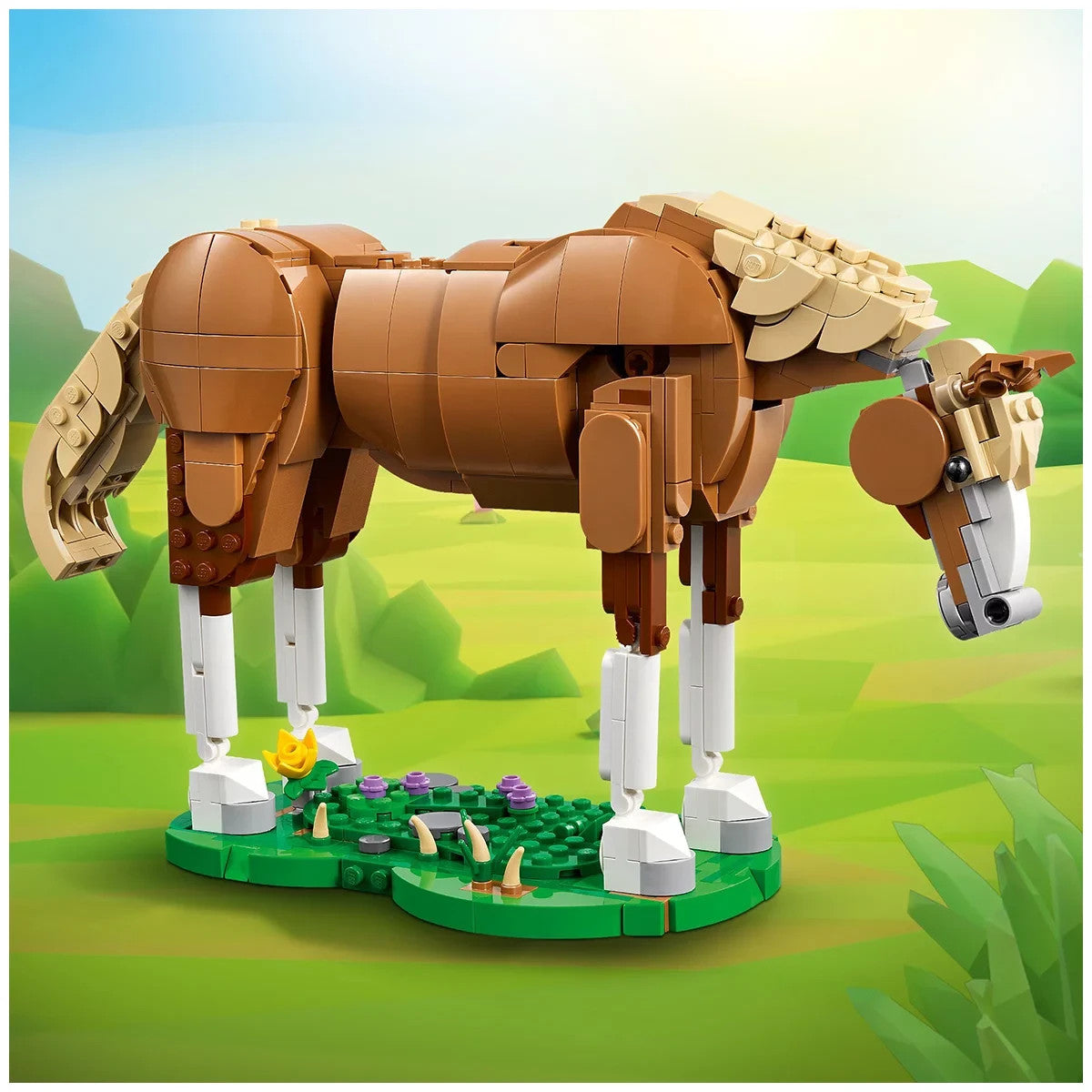 LEGO® Creator 31166 - 3-in-1 Beautiful Horse Toy Animal Building Set