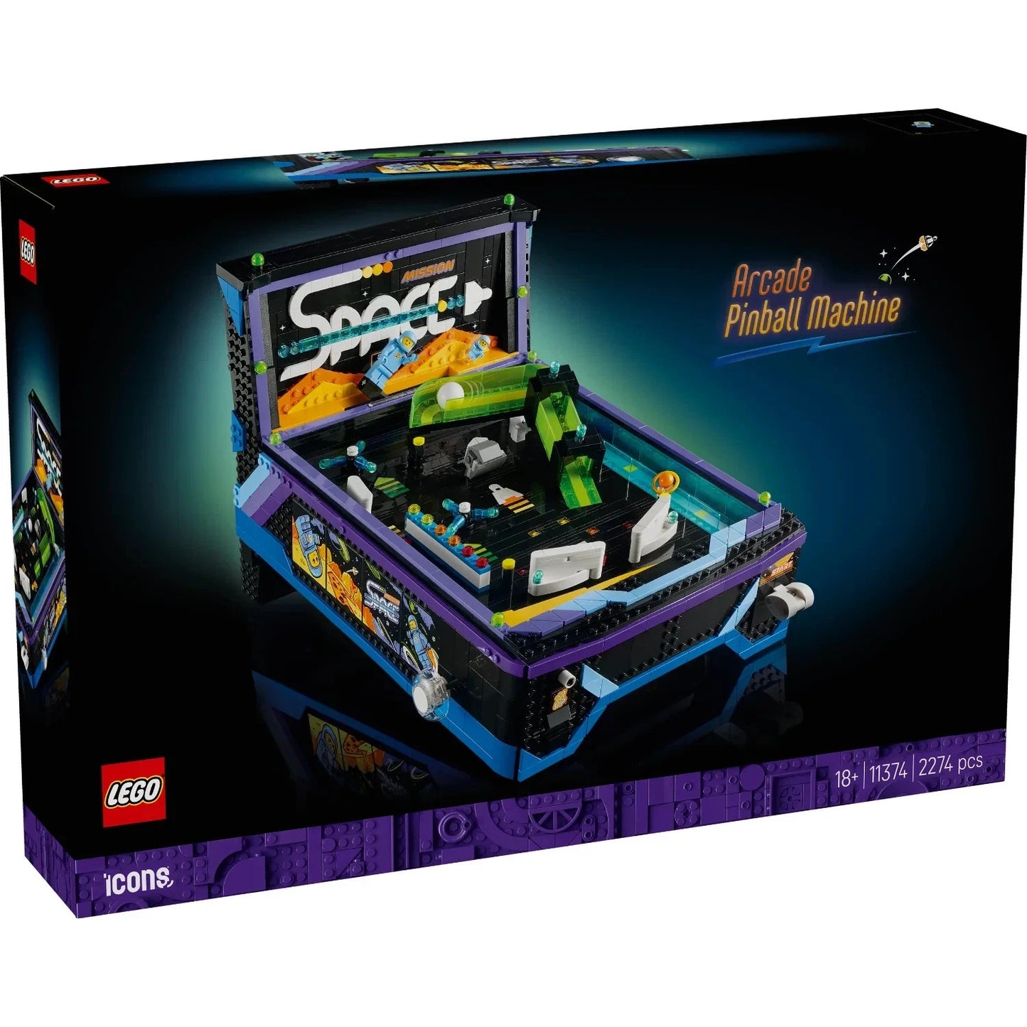LEGO 11374 Icons Arcade Pinball Machine New Sealed