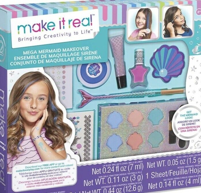 Make It Real Mermaid Makeover Kit Brand New
