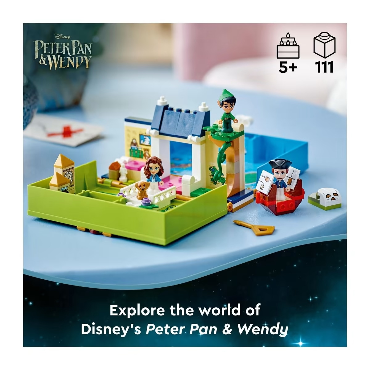 LEGO 43220 Disney Peter Pan & Wendys Storybook Adventure