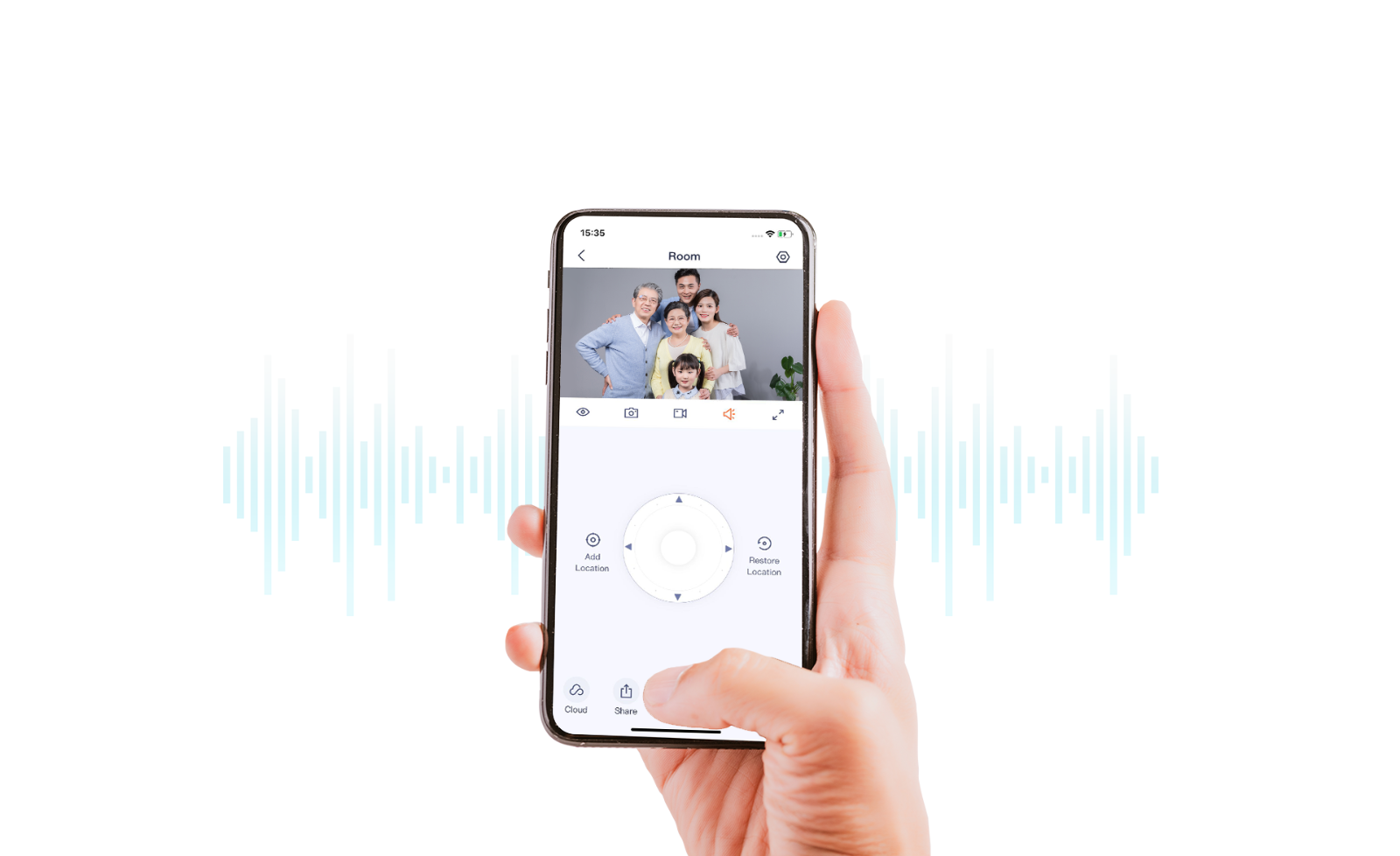 Tenda CP3 Full HD Security WI-FI Camera Night Vision Pan Tilt Baby Pet