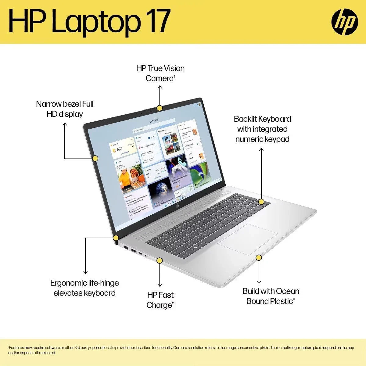 HP Laptop 17.3" FHD Intel Core 7 150U 16GB 512GB SSD Brand New AU Stock