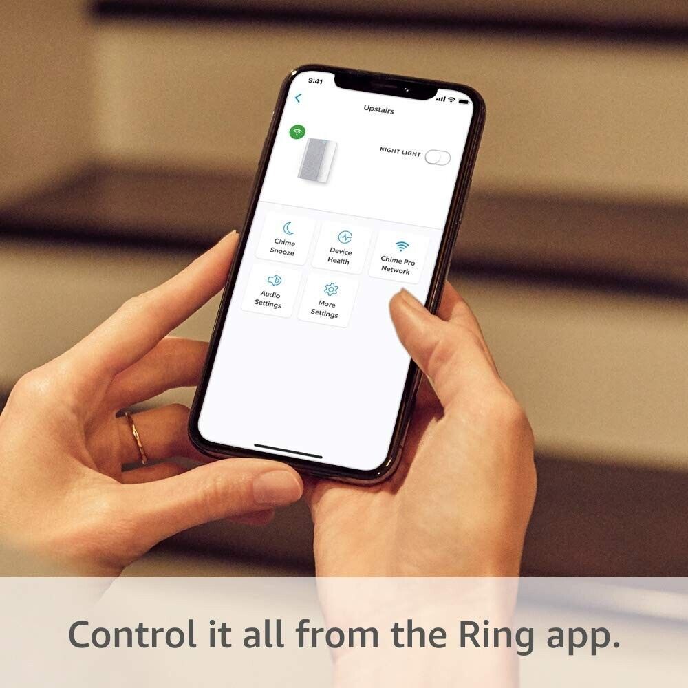 Ring Chime Pro 2nd Gen Indoor and Wi-Fi Extender ONLY for Ring Devices White