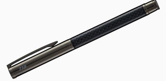 Genuine Porsche 718 Ballpoint Pen Dark Grey Metallic WAP0512070N718