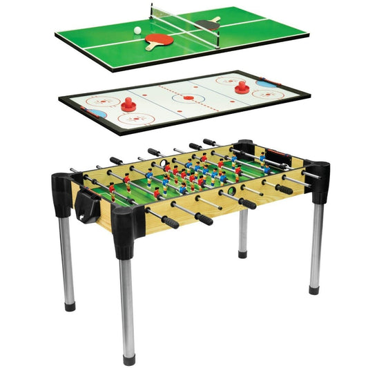 Ambassador Games - 3 IN 1 TABLETOP GAMES TABLE
