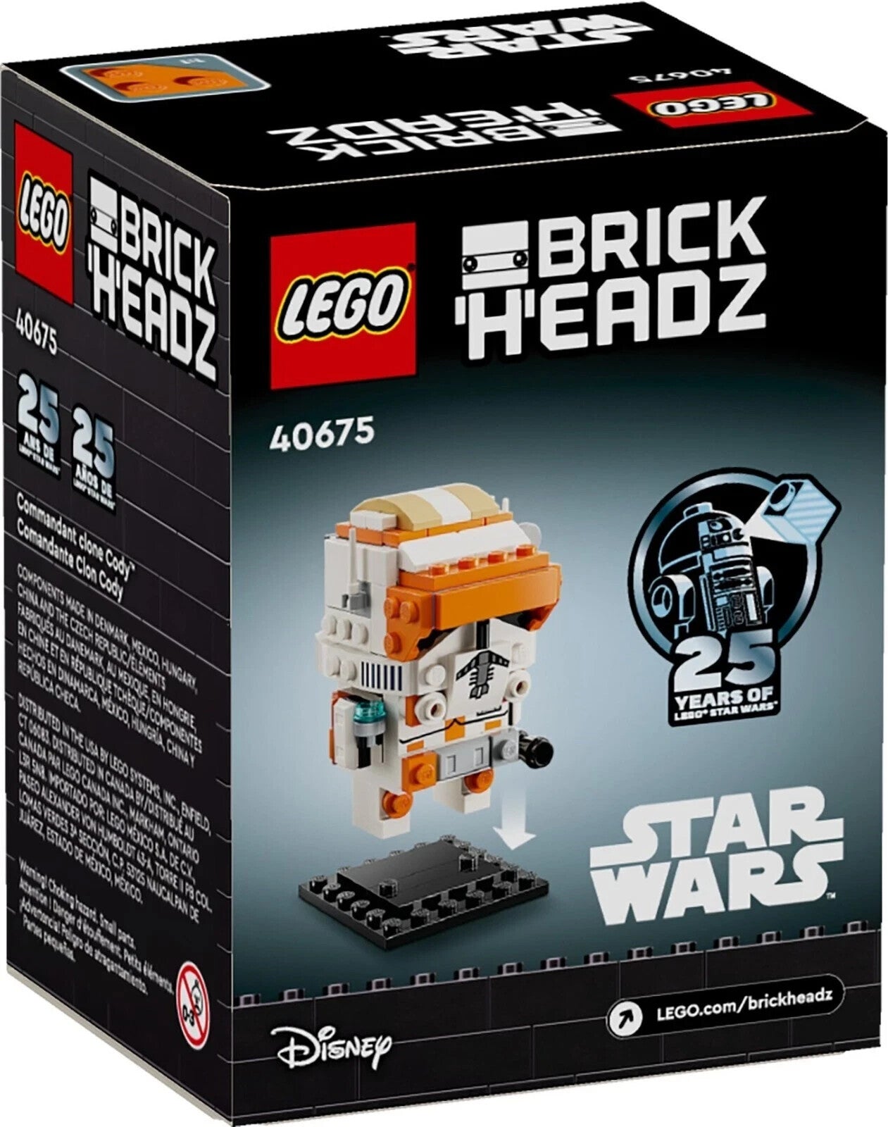 Lego 40675 - Brickheadz Star Wars Clone Commander Cody