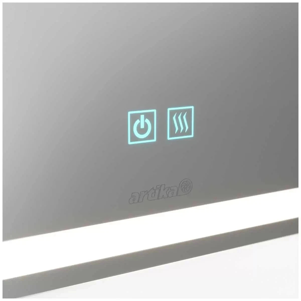 Artika Aurea Integrated LED Anti-fog Plug In Bathroom Wall Mirror 80X60CM