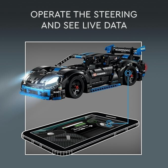 LEGO 42176 Technic Porsche GT4 e-Performance Race Car Set Remote Control Toys