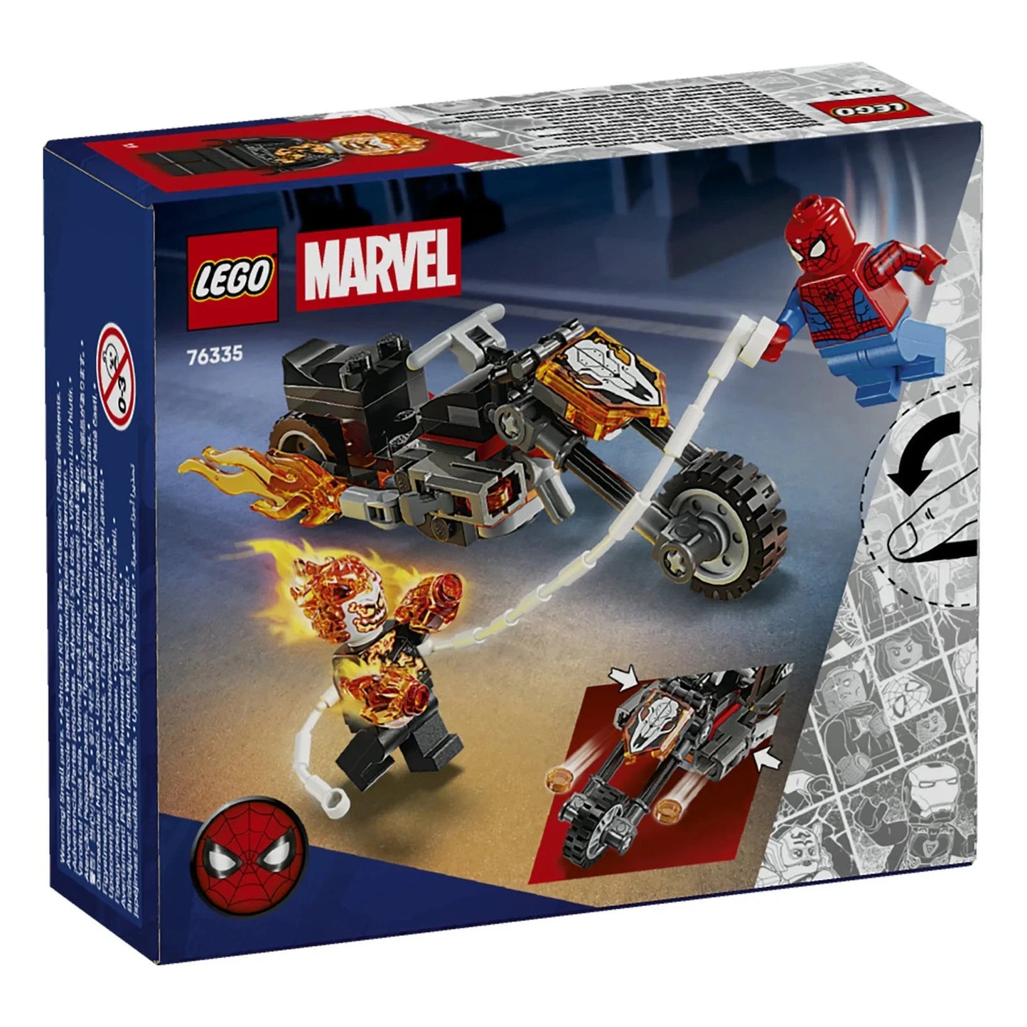 LEGO Super Heroes Spider-Man vs. Ghost Rider Motorcycle (76335) Spiderman NEW