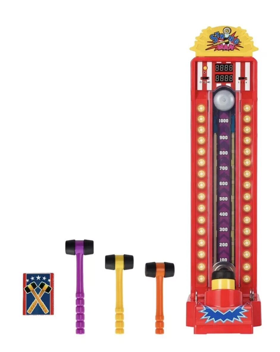 Electronic Arcade Strongman Game Ages 6+ Years Kids Gift Christmas