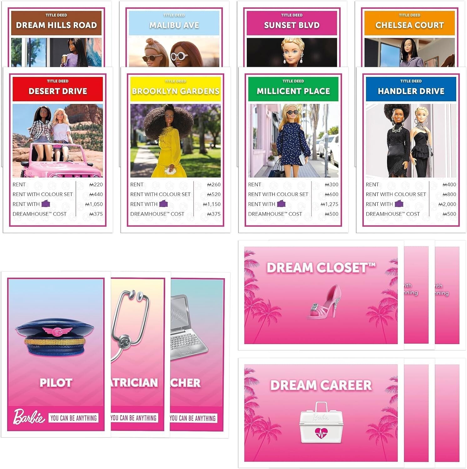 Monopoly Barbie Edition Board Game