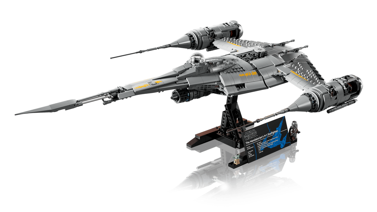 LEGO Star Wars 75442 UCS Mandalorian’s N-1 Starfighter New Grogu Movie