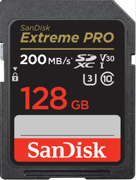 Sandisk Extreme Pro 128GB SDXC UHS Memory Card New without Box