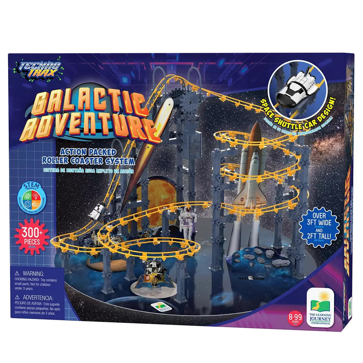 The Learning Journey Techno Trax Galactic Adventure 300pcs Age 8+ Education Toys