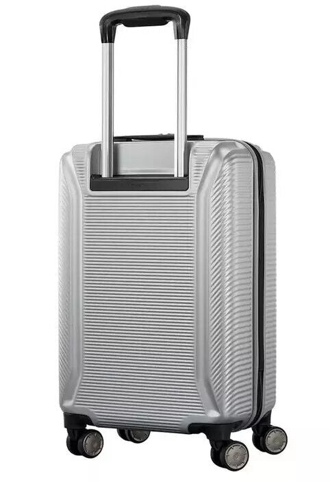 Samsonite Element XLT Luggage 2 Piece Set Silver 20" carry-on 27" Spinner