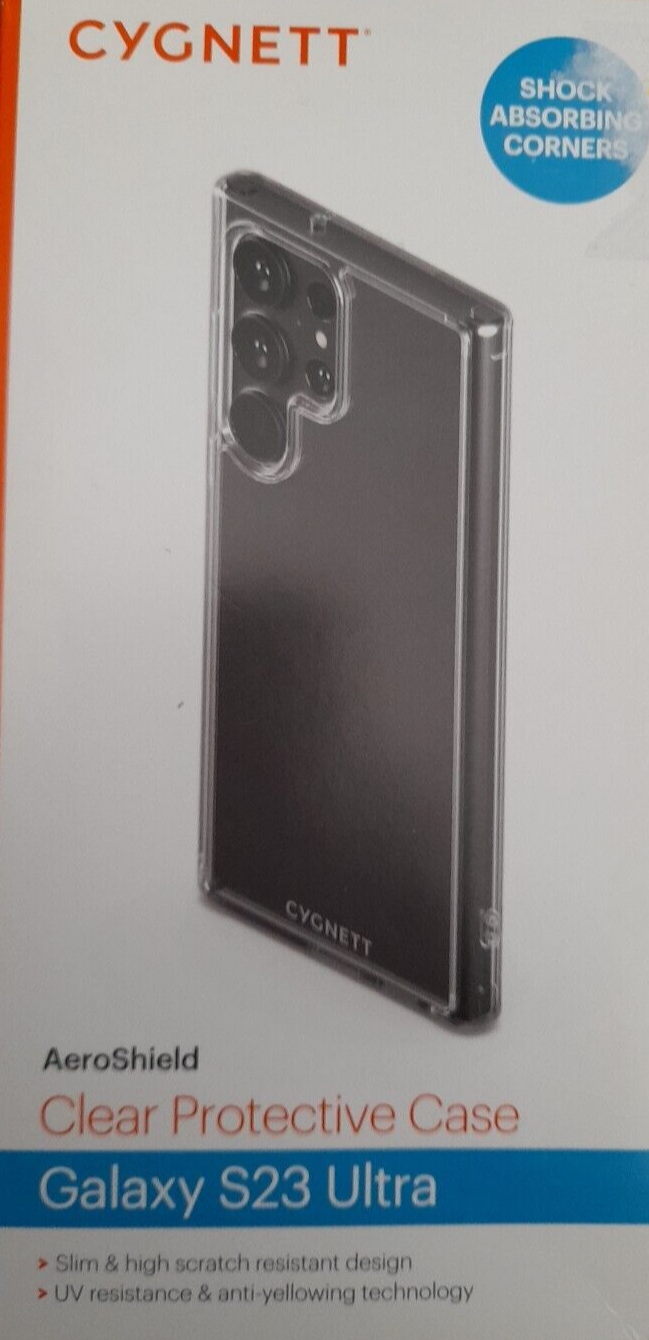 Cygnett AeroShield Clear Protective Case for Samsung Galaxy S23 Ultra