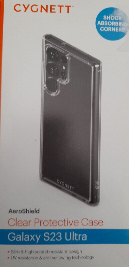 Cygnett AeroShield Clear Protective Case for Samsung Galaxy S23 Ultra