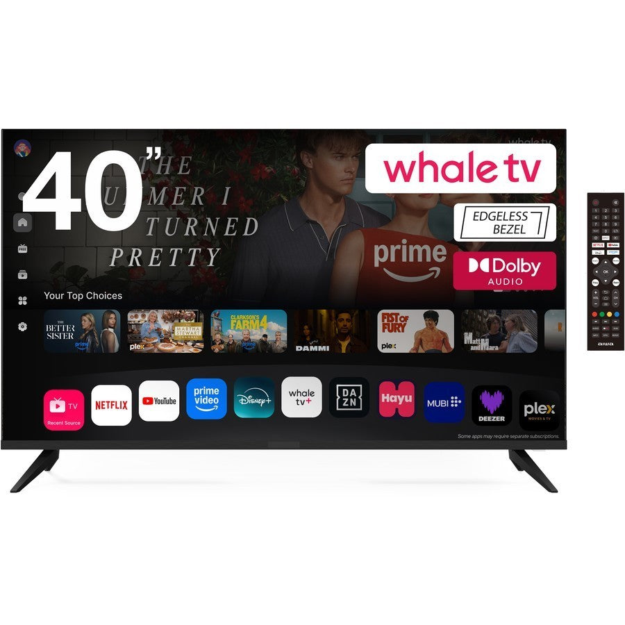 AIWA 40" Edgeless Smart TV powered by WhaleTV Dolby Audio Netflix YouTube Disney