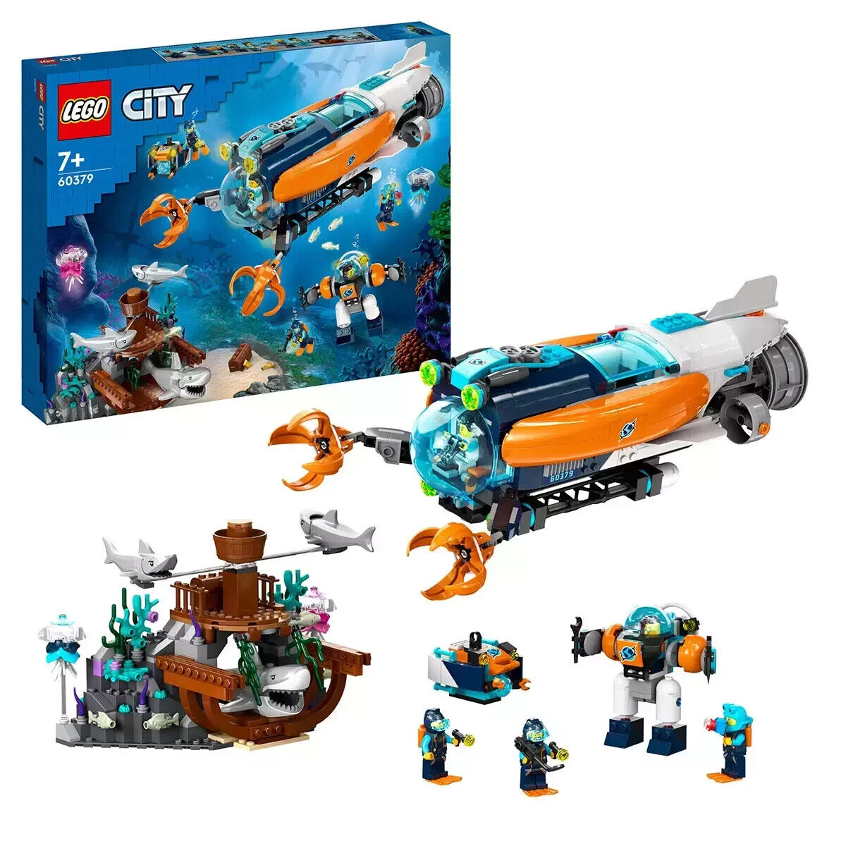 LEGO 60379 City Deep-Sea Explorer Submarine Brand New Sealed