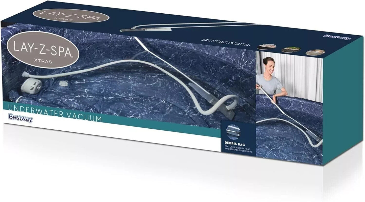 Bestway Lay Z Spa Underwater Vacuum With Hose Brush and Debri Bag