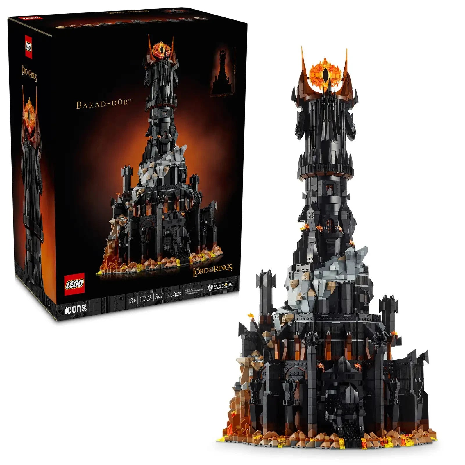 LEGO 10333 The Lord Of The Rings Barad-dur™ LOTR