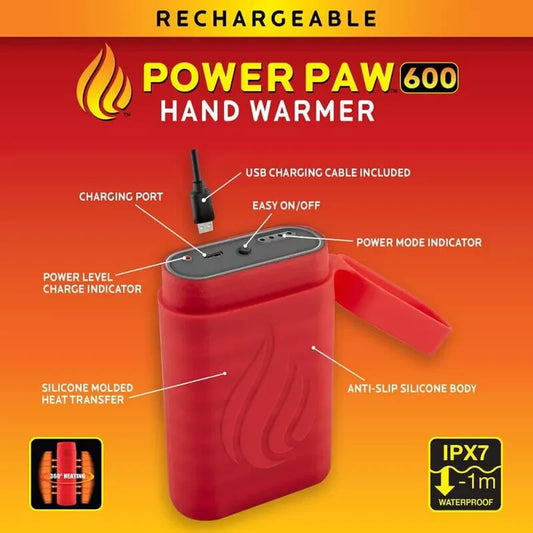 1x Panther Vision Powerpaw IPX7 Waterproof Rechargeable Hand Warmer