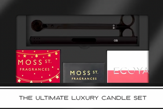 CB Ultimate Luxury 3 Piece Candle Gift Set With Wick Trimmer