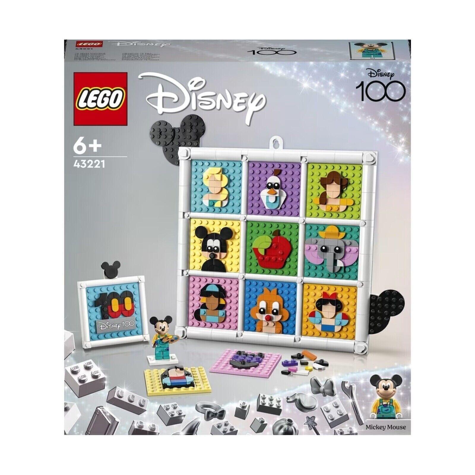 LEGO 43221 Disney 100 Years of Disney Animation Icons Brand New