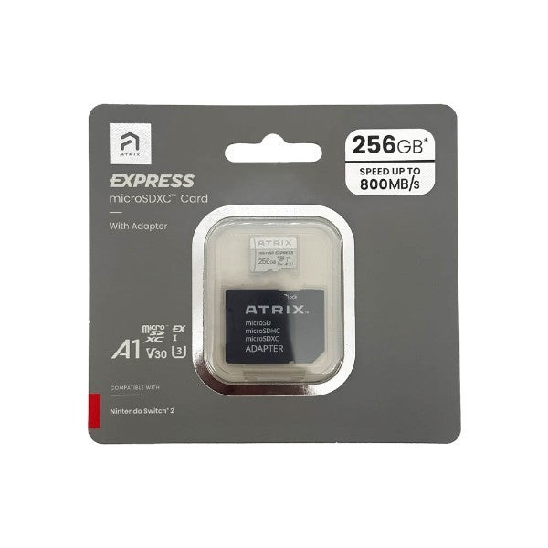 Atrix - Micro SD for Nintendo Switch 2 - 256GB - Express Card up to 800MB/s