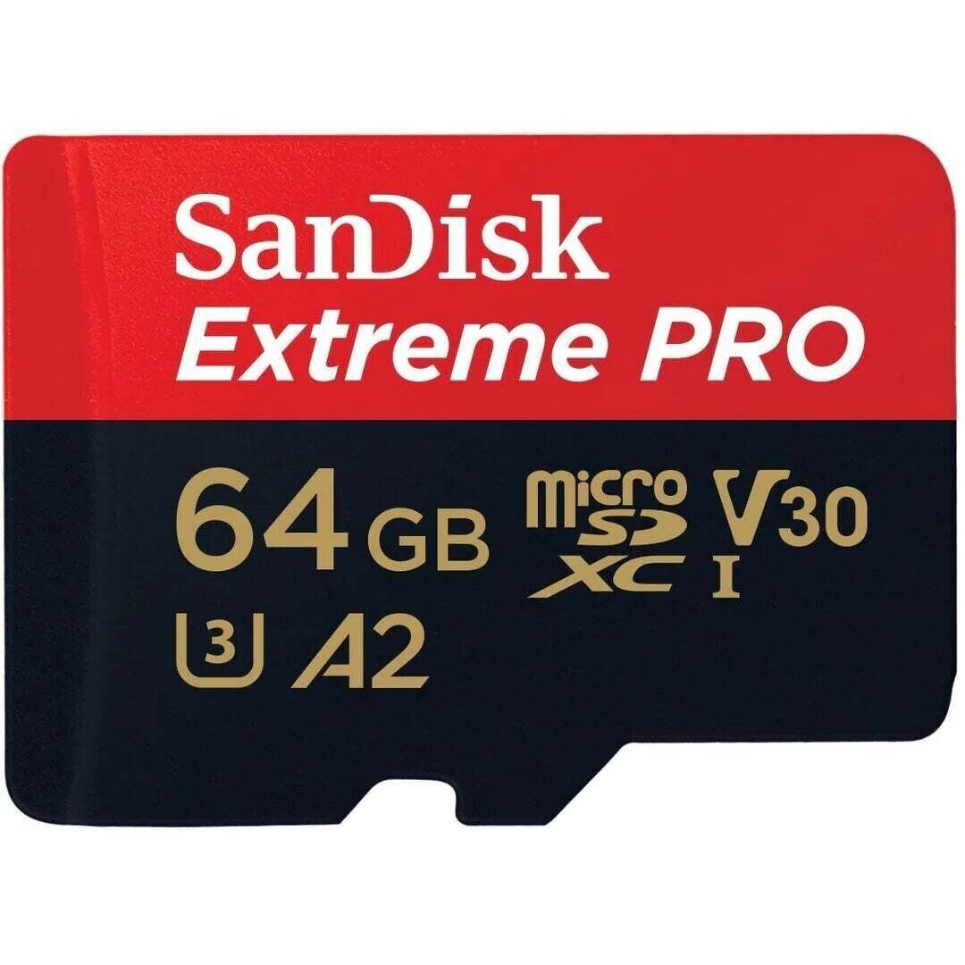 SanDisk Extreme PRO microSDXC 64GB 200MB/s Memory Card