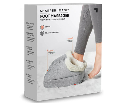 SHARPER IMAGE Vibrating Foot Massager with Heat