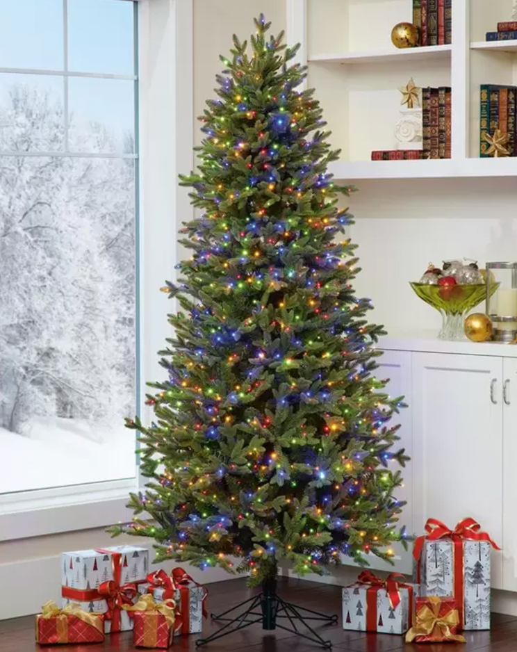 Slim Pre-Lit Aspen Micro Dot LED Christmas Tree 1.9M