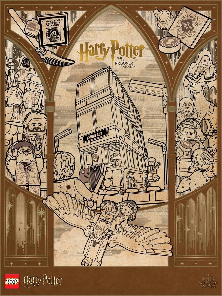LEGO Insider Harry Potter 5009085 Art Print Posters 1st Edition 1-4 Set of 4