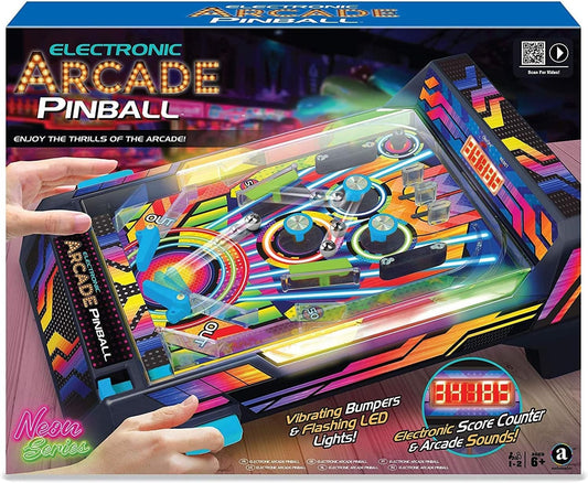 Electronic Arcade Pinball Game Suitable for Ages 6+ Years