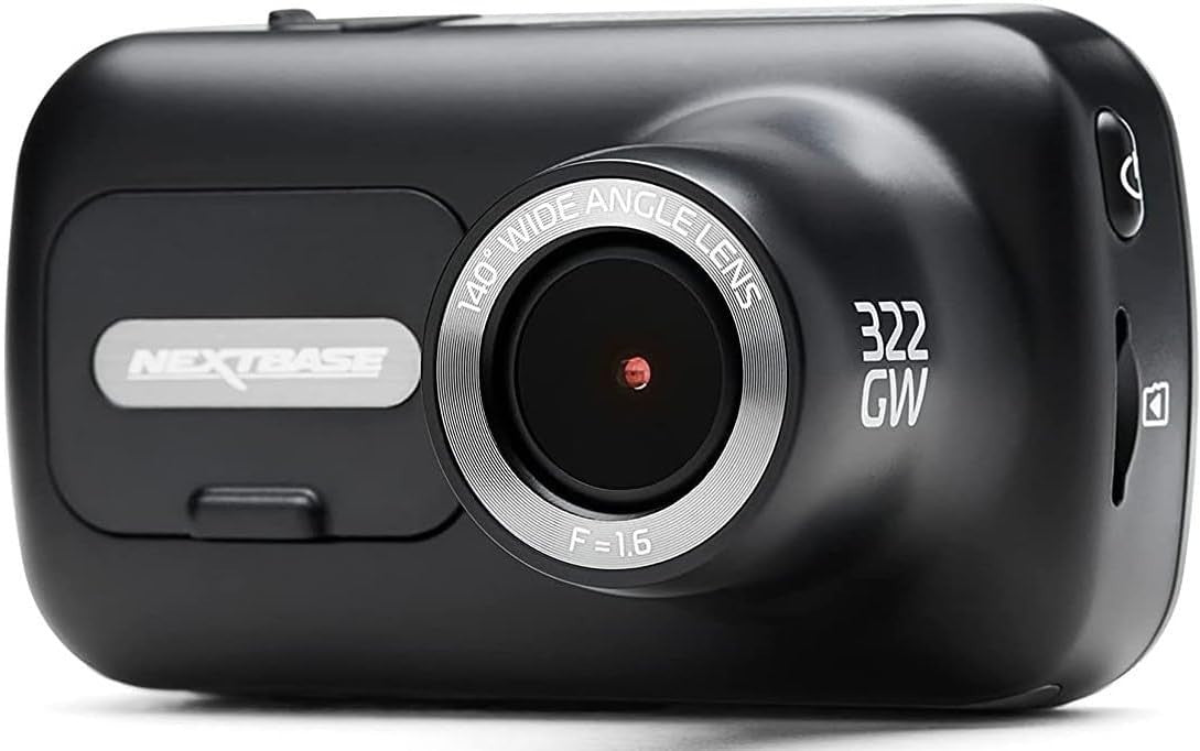 NEW Nextbase 322GW Dash Cam HD 1080p In-Car Camera - GPS SOS WiFi Motion Sensor