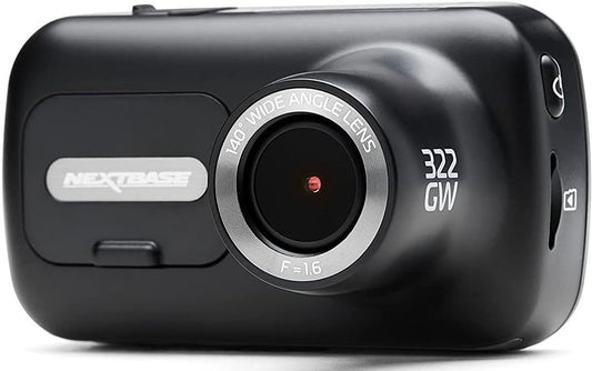 NEW Nextbase 322GW Dash Cam HD 1080p In-Car Camera - GPS SOS WiFi Motion Sensor