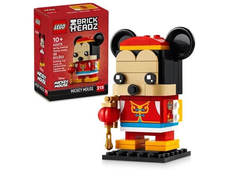 LEGO 40673 BRICKHEADZ Spring Festival Mickey Mouse Lunar New Year