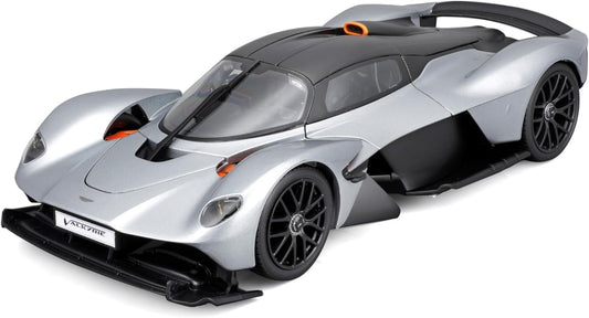Maisto 2021 Aston Martin Valkyrie 1:18  Silver Grey Die Cast Model Car