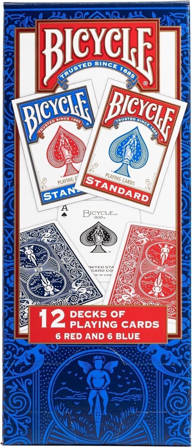Bicycle Playing Cards 12 Decks US Standard Playing Cards Card Sealed Poker New