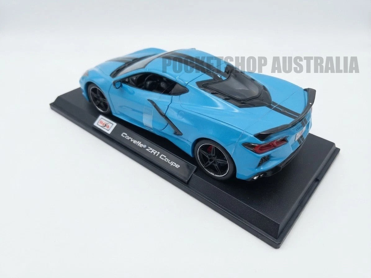 Maisto 1:18 Diecast Special Edition – Corvette ZR1 Coupe (Cyan)