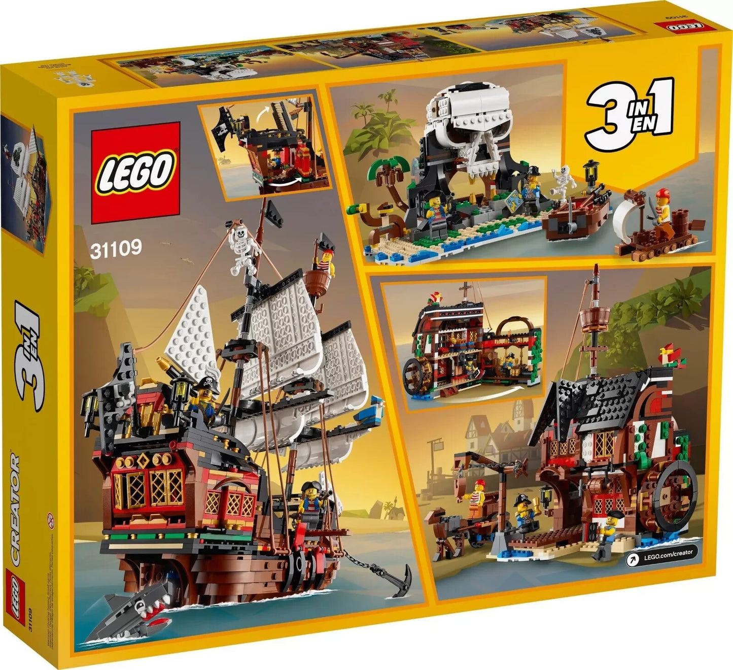 LEGO CREATOR 31109 Pirate Ship 3-IN-1