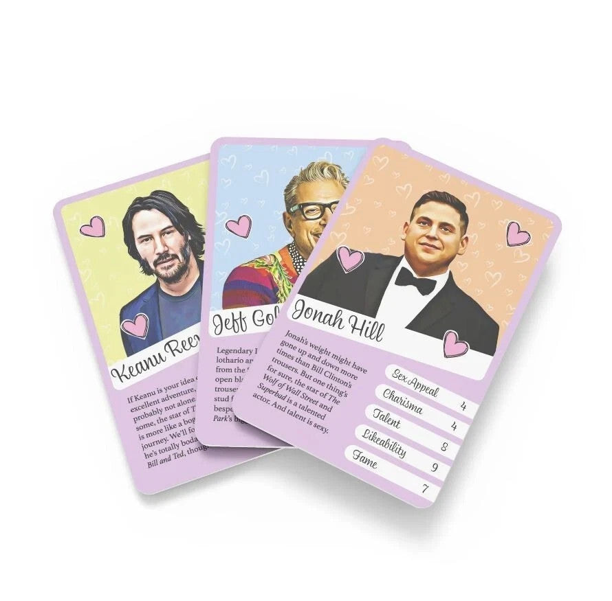 Weird Crushes Hollywood Hunks – Includes 55 Hunk Cards