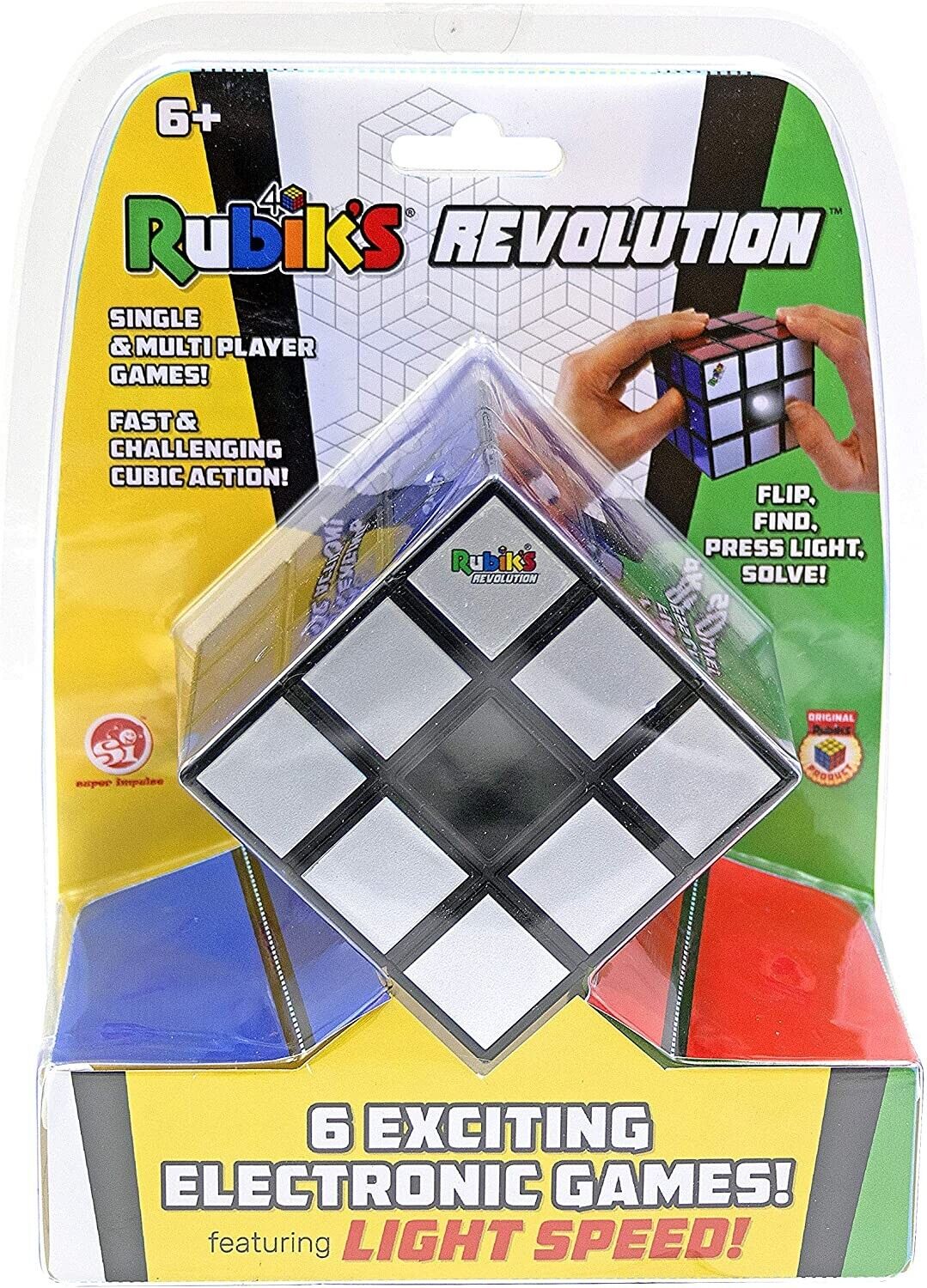 New Rubik's Cube Revolution Puzzle 6 Exciting Electronic Games With Light Speed