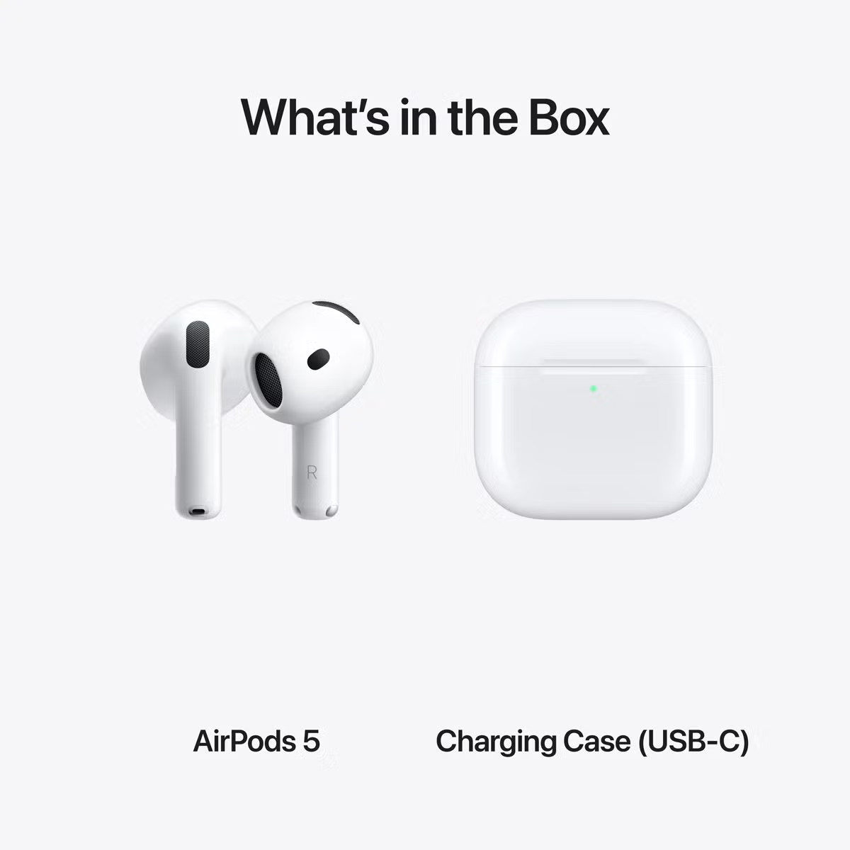 Apple AirPods 5 ANC ACTIVE NOISE CANCELLATION + Wireless Charging Case MKFT4X/A