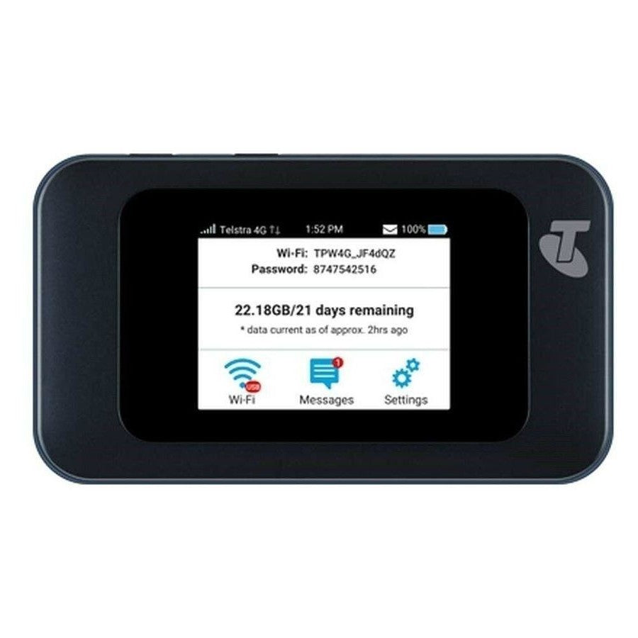 Telstra 4GX WiFi Plus Hotspot (MF985T ) Black